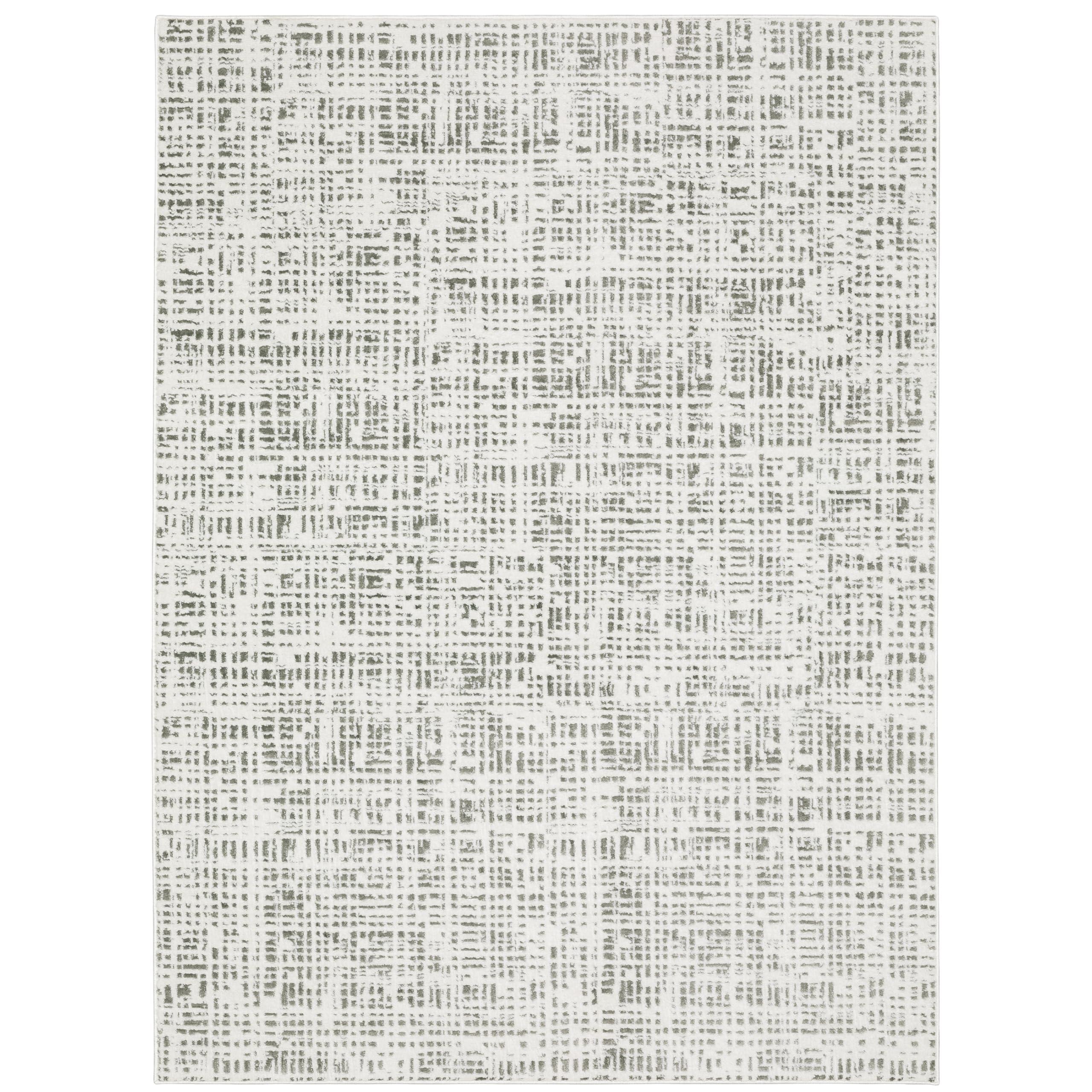 Oriental Weavers Oriental Weavers Sphinx Montecito Area Rug 5150W Casual White Abstract 5' 3" X 7' 6" Rectangle