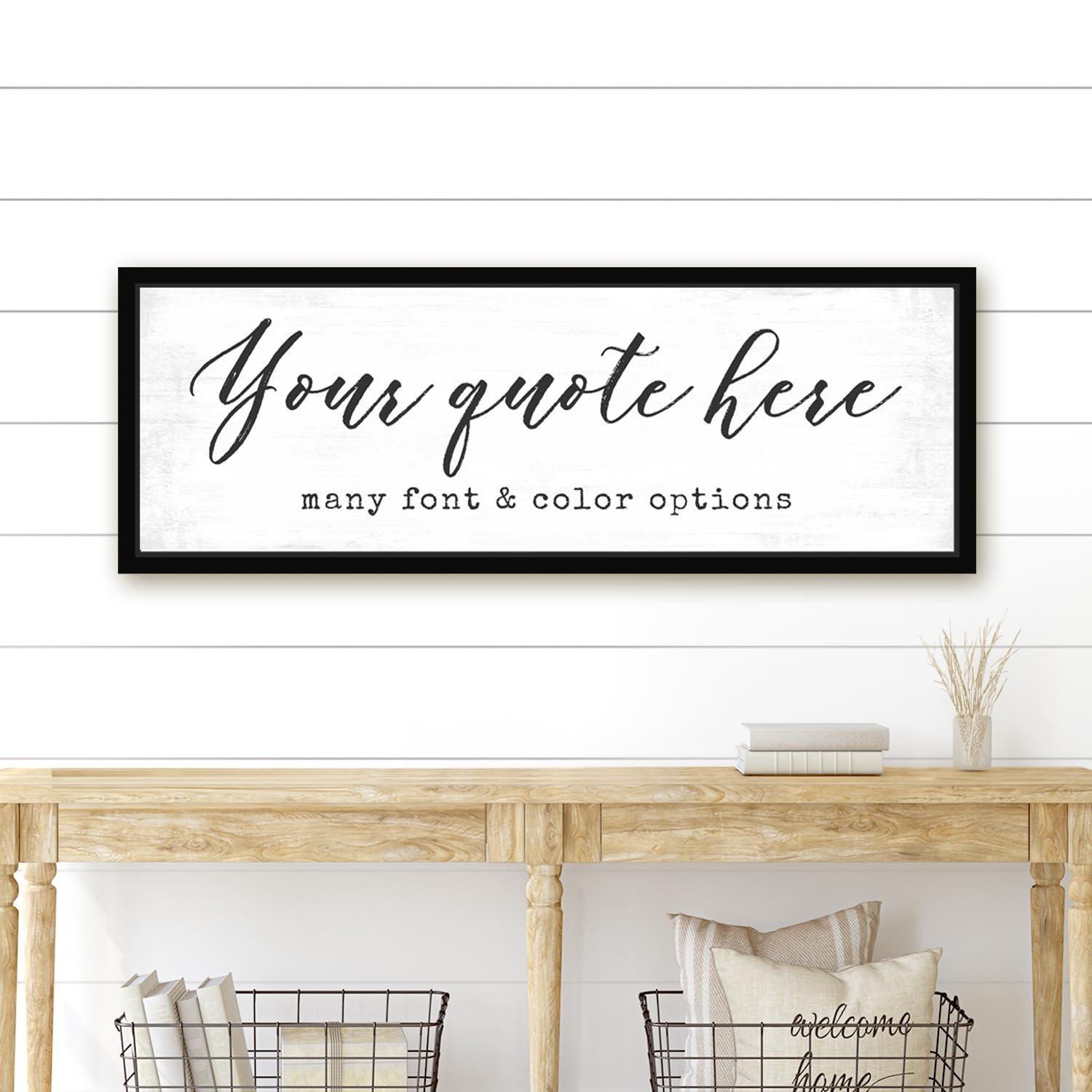 Pretty Perfect Studio Pretty Perfect Studio Custom Quote Wall Art is Personalized 24\"x36\"