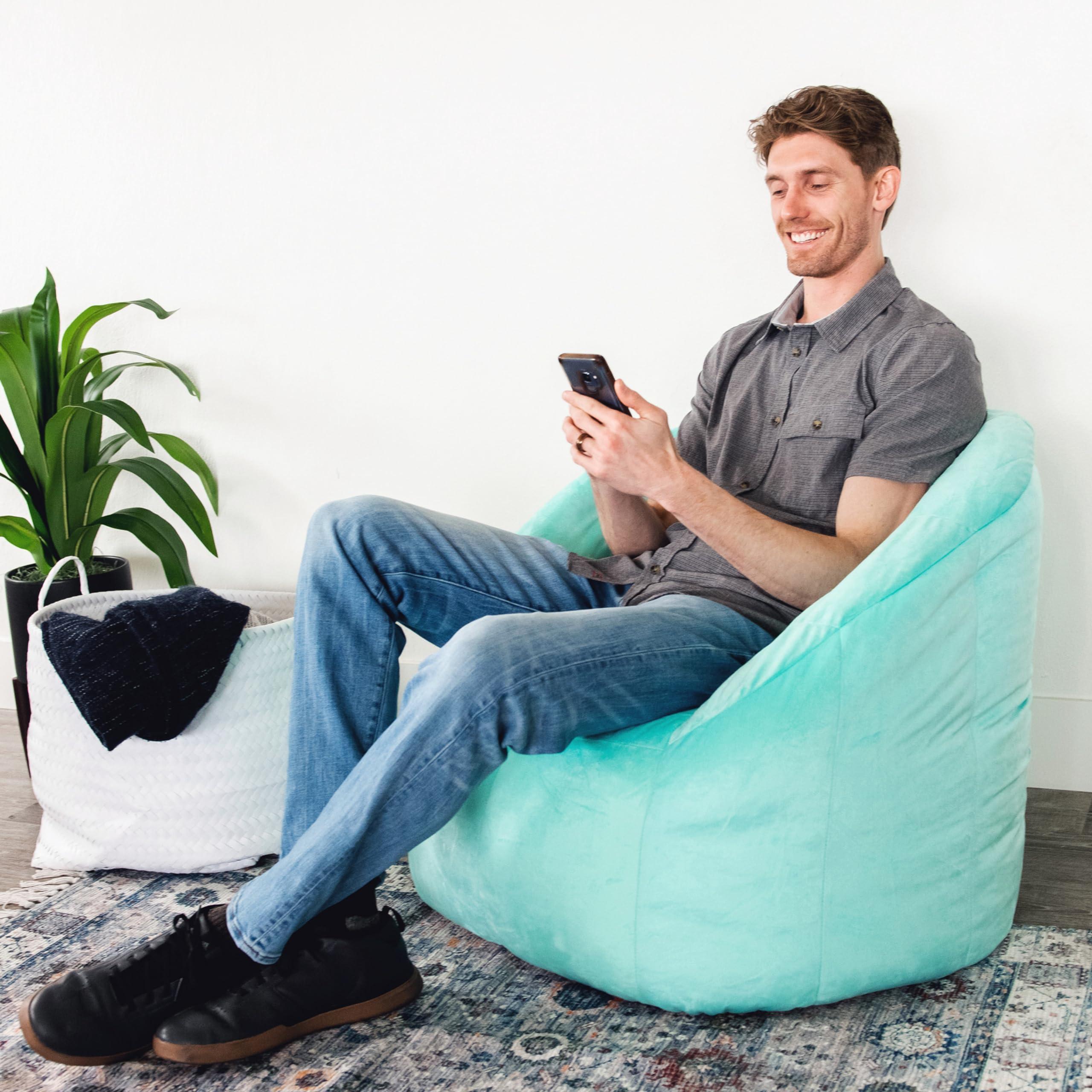 Big Joe Big Joe Milano Beanbag Chair Mint Plush