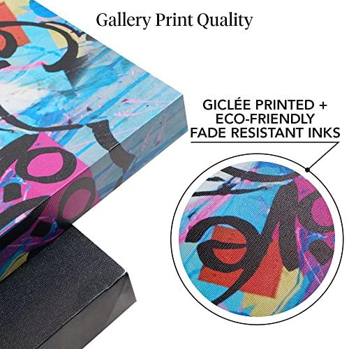 Fine Art Canvas Fine Art Canvas Modern Turban Queen Canvas Wall Decor by Artist Nikki Chu for Living Room, Bedroom, Bathroom, Kitchen, Office, Bar, Dining & Guest Room - Ready to Hang - 35 in x 46 in