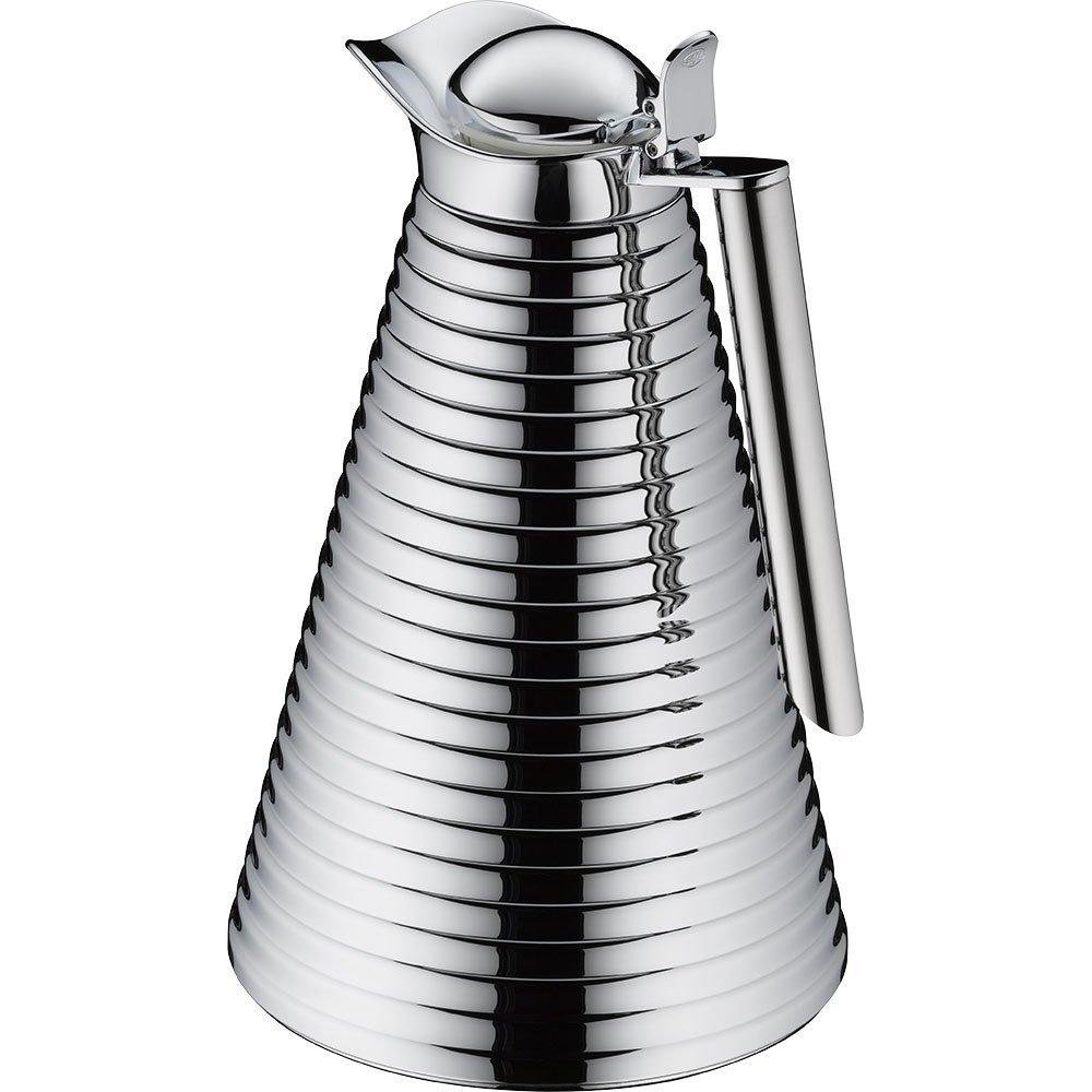 Alfi Alfi Glass Vacuum Chrome Plated Copper Thermal Carafe for Hot and Cold Beverages, 1.0 L, Chrome, One Size (AG1400CM2)