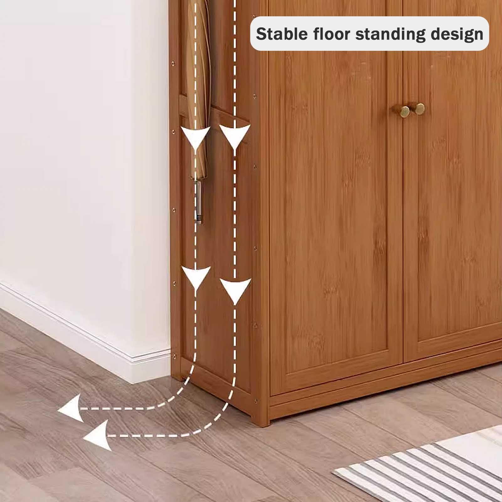 KaBuea KaBuea Shoe Cabinet for Hallway Narrow Dustproof Multi-Layer Shelves Shoes Storage Racks Space-Saving Storage Cupboard with Doors