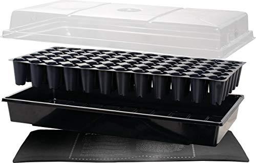 JUMP START Jump Start CK64050 Germination Station w/Heat Mat Tray, 72-Cell Pack, One size, 2" Dome