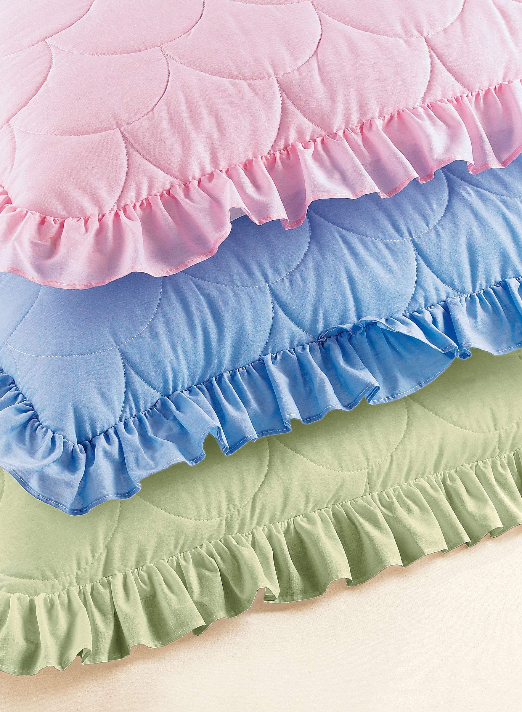 Chums Chums | Plain Quilted Bedspread with Pillow Shams Sold Separately | Ivory