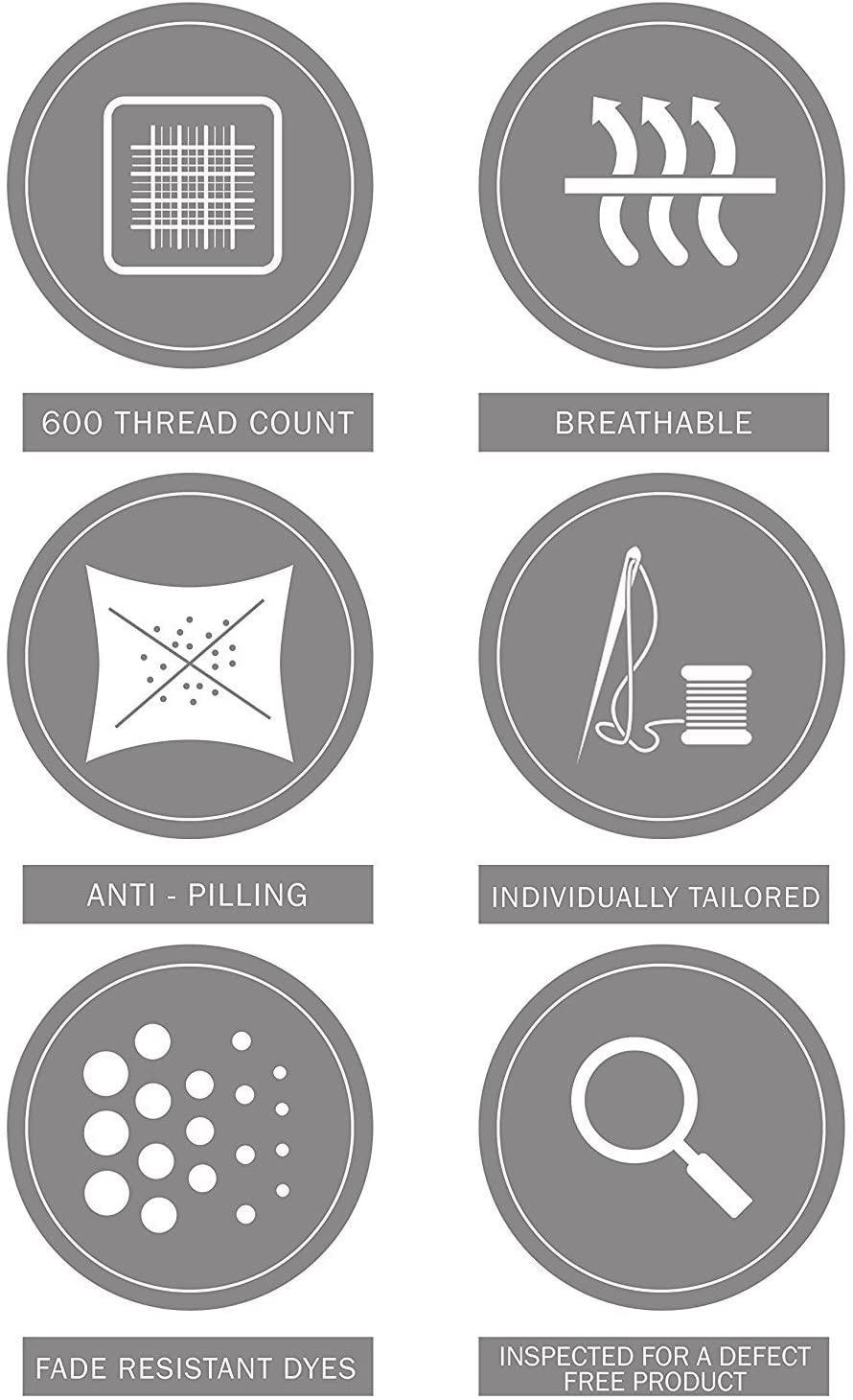 Cotton Hub 600-Thread-Count-100% Pure Cotton 4 Piece Sheet Set- Long Staple Combed Cotton Sheet Set, Soft and Silky Sateen Weave, Fits Mattress Upto 15 Inches Deep Pocket-Purple(Twin XL)