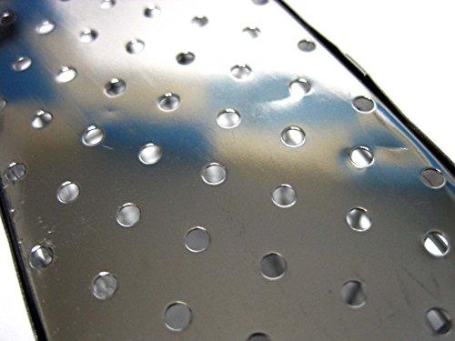 Stopia Small Square Stainless Steel Perforated Cutlery Basket Sink Rack Storage Silver by Stopia