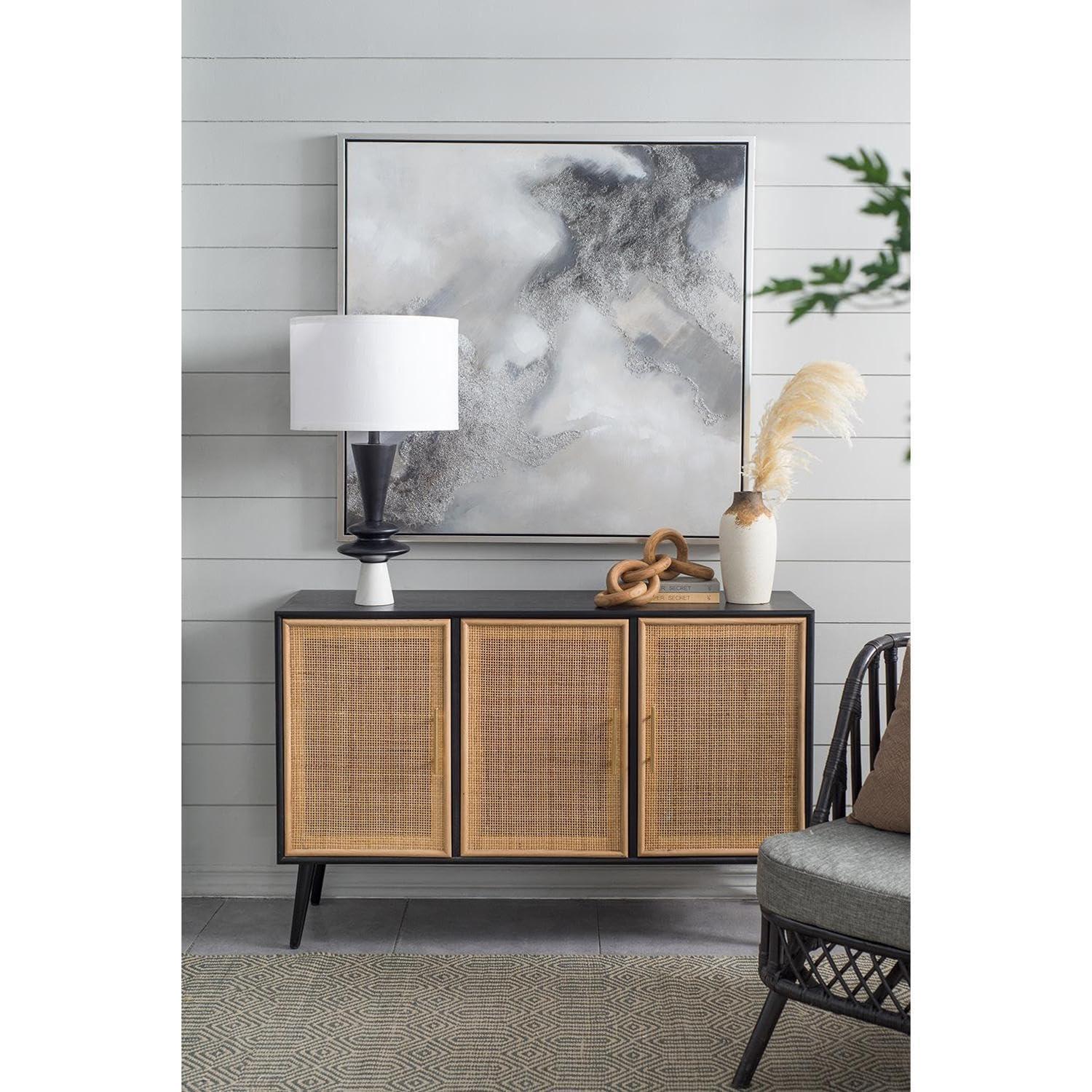 T2 CONCEPT T2 CONCEPT 100% Teak Wood Decorative 5 Link Chain Sculpture, Natural Brown, Modern Minimalist, 19.5 x 4.5, Round Circle Design, for All Styles, Mantel, Coffee Table, Bookshelf, Home and Office