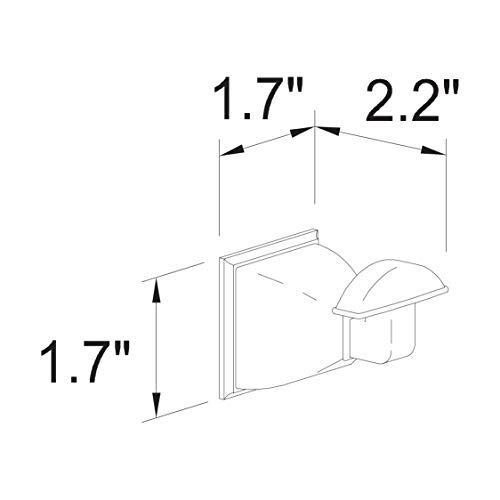 Ginger Ginger M1810/PC Quattro Single Robe Hook, Polished Chrome
