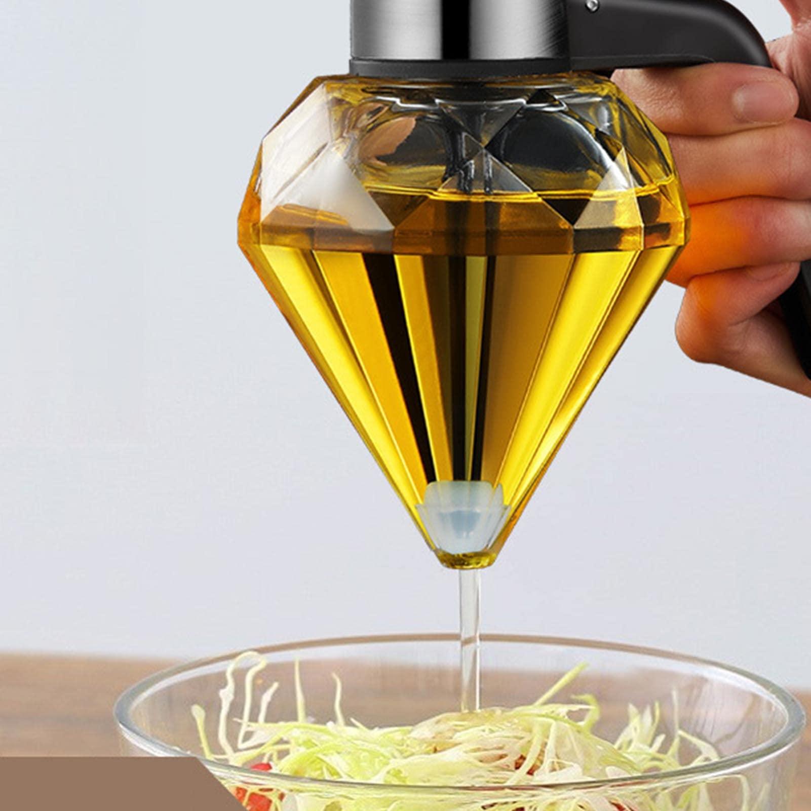 Beufee Honey Dispenser, Syrup Dispenser Glass Dilute Honey Syrup Pot with Non slip Silicone Bottom Acrylic Base for Olive Oil, Runny Honey, Syrup