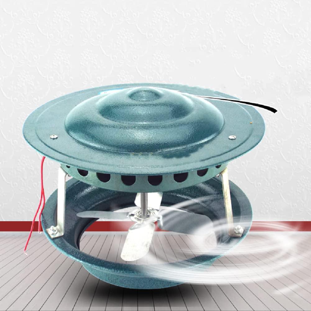 SSCYHT SSCYHT Household Chimney Induced Draft Fan Exhaust Fan Household Exhaust Smoke Machine dust Chimney induced Draft 60W/80W 4Blades Fan Home Cottage Stove,L