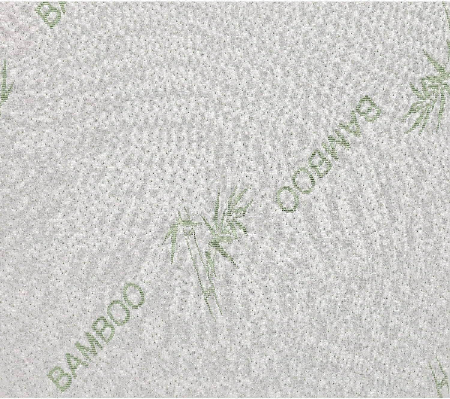 ORGANIC TEXTILES OrganicTextiles 2 Inch Organic Latex Mattress Topper Pad with Rayon Derived from Bamboo Covering with Zipper (Twin Size, Medium), GOLS Certified, Breathable, Made in USA, Hypoallergenic Soft