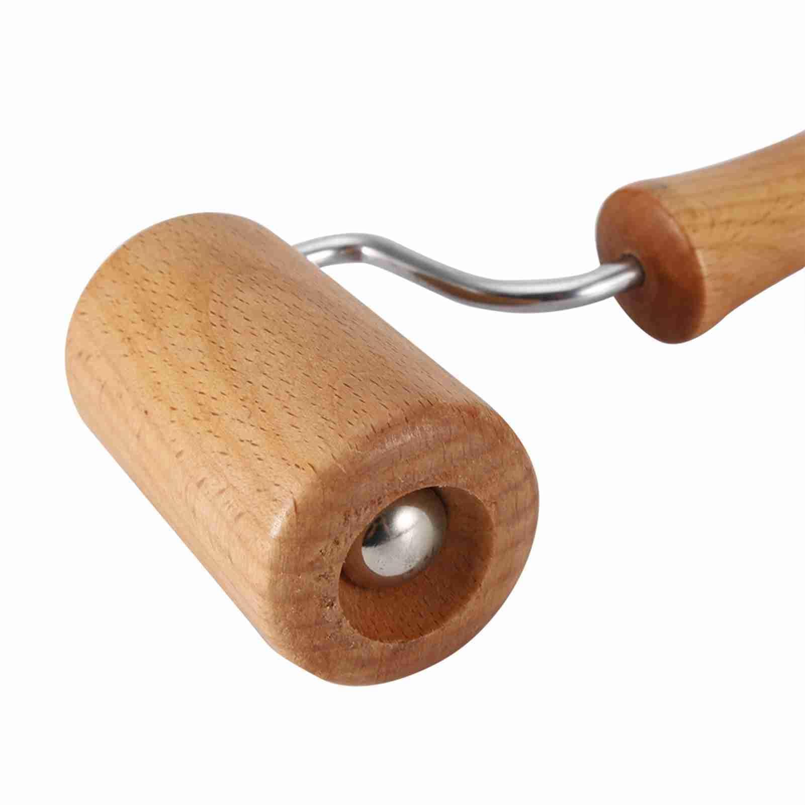 lvifloae Rolling Pin Pastry and Pizza Baker Roller Wooden Baking Kitchen Utensils Pizza Baker Roller Wooden Baking Kitchen Utensils Pizza for Home Kitchen Baking Cooking (Style 4)