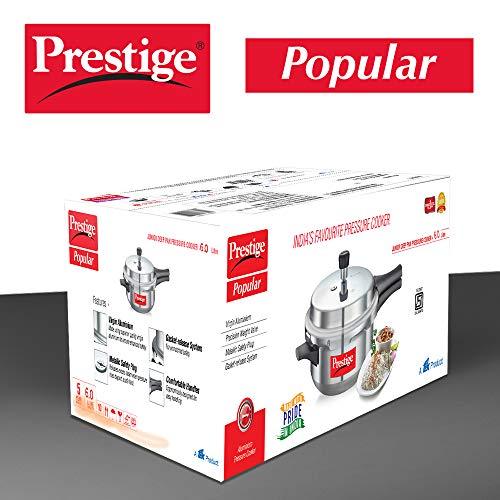 PRESTIGE Prestige PRPDP Pressure Cooker, 5-Litre, Silver