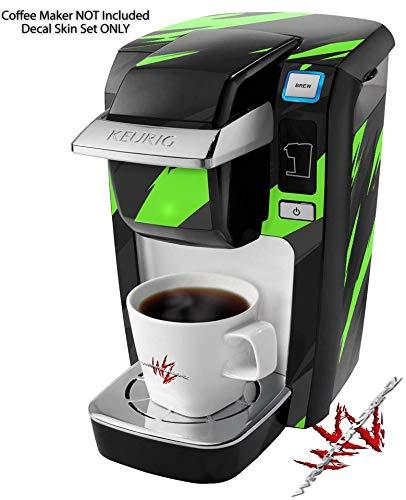WraptorSkinz WraptorSkinz Decal Style Vinyl Skin compatible for Keurig K10 / K15 Mini Plus Coffee Makers Jagged Camo Neon Green (COFFEE MAKER NOT INCLUDED)