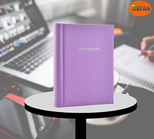 ARPAN ARPAN Large Self Adhesive Photo Albums with 20 sheet/40 Sides (Pastel Purple)