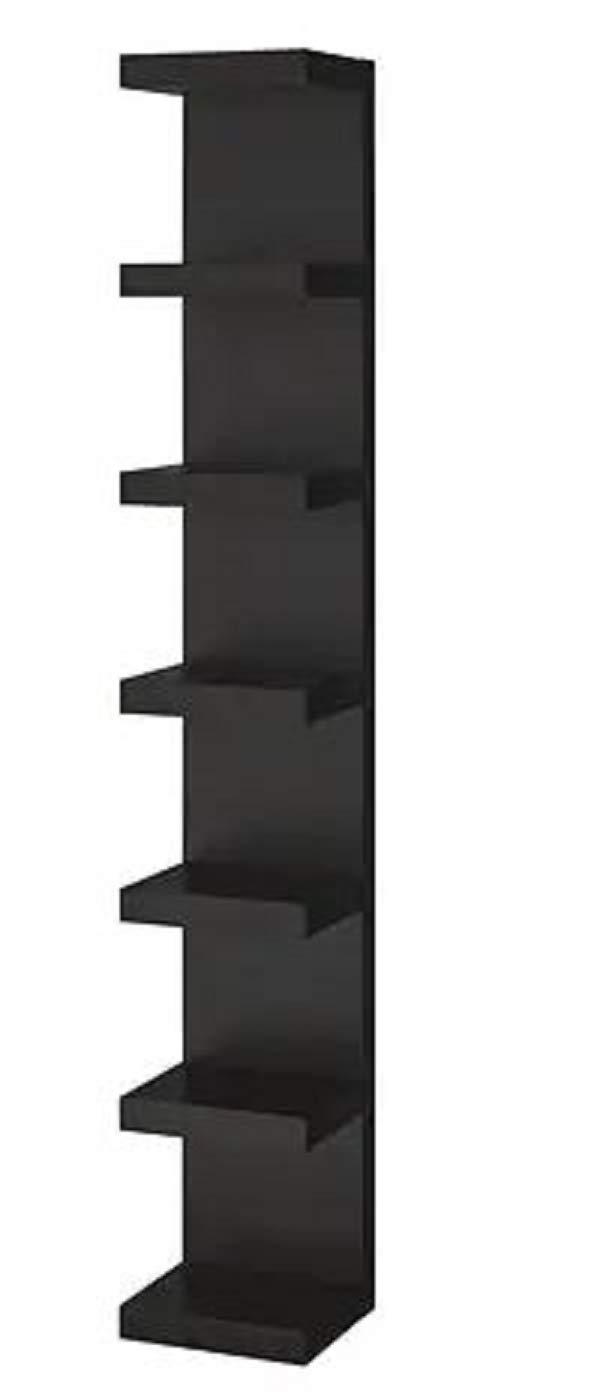 LACK LACK IKEA Shelving Unit: Black/Brown [75" x 12" x 4"]