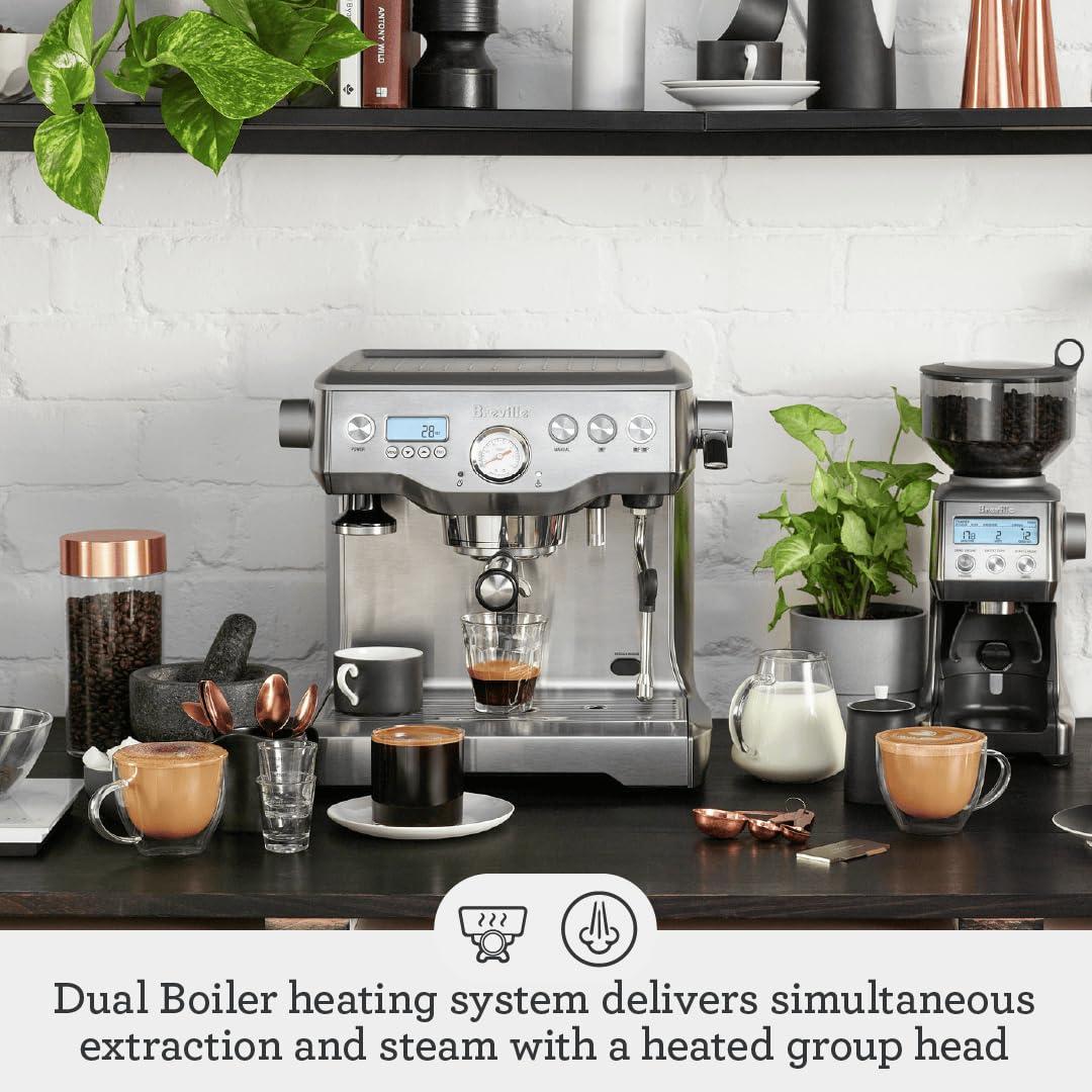 Breville Breville Dual Boiler Espresso Machine BES920XL, Brushed Stainless Steel