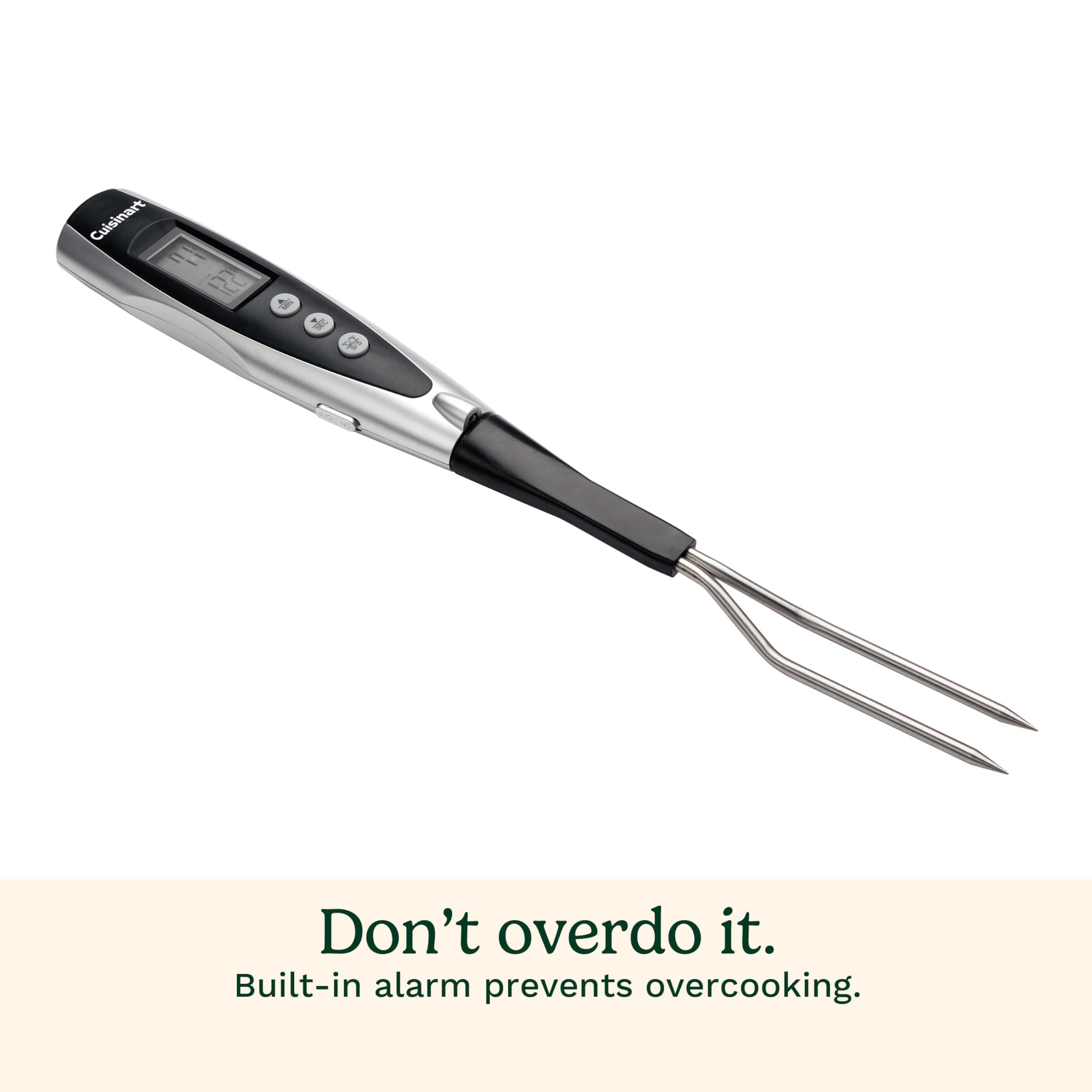 Cuisinart Cuisinart Deluxe Grill Tool Set, 20-Piece BBQ Kit with Aluminum Case & Digital Temperature Fork, Spatula, Tongs, Grill Accessories & Utensils, Grilling Set for Cookout