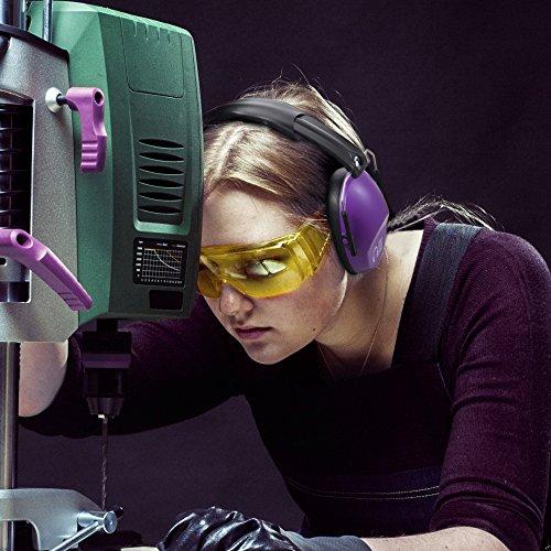 Pro For Sho Pro For Sho 34dB NRR Hearing Protection Ear Muffs - Highest NRR in Compact Design, Noise Cancelling Headphones for Adults and Kids, Sensory Autism Ear Protection for Shooting, Gun Range, Mowing, Work