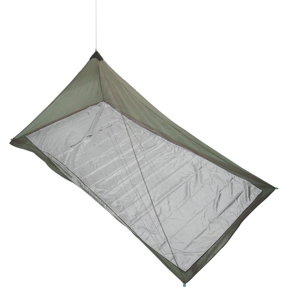 The Friendly Swede The Friendly Swede Outdoor Mosquito Net Mosquito Netting for Camping & Bed; Army Green Bug Net with Stuff Sack, 4 Ground Stakes & Adjustable Cord; Single Bug Tent