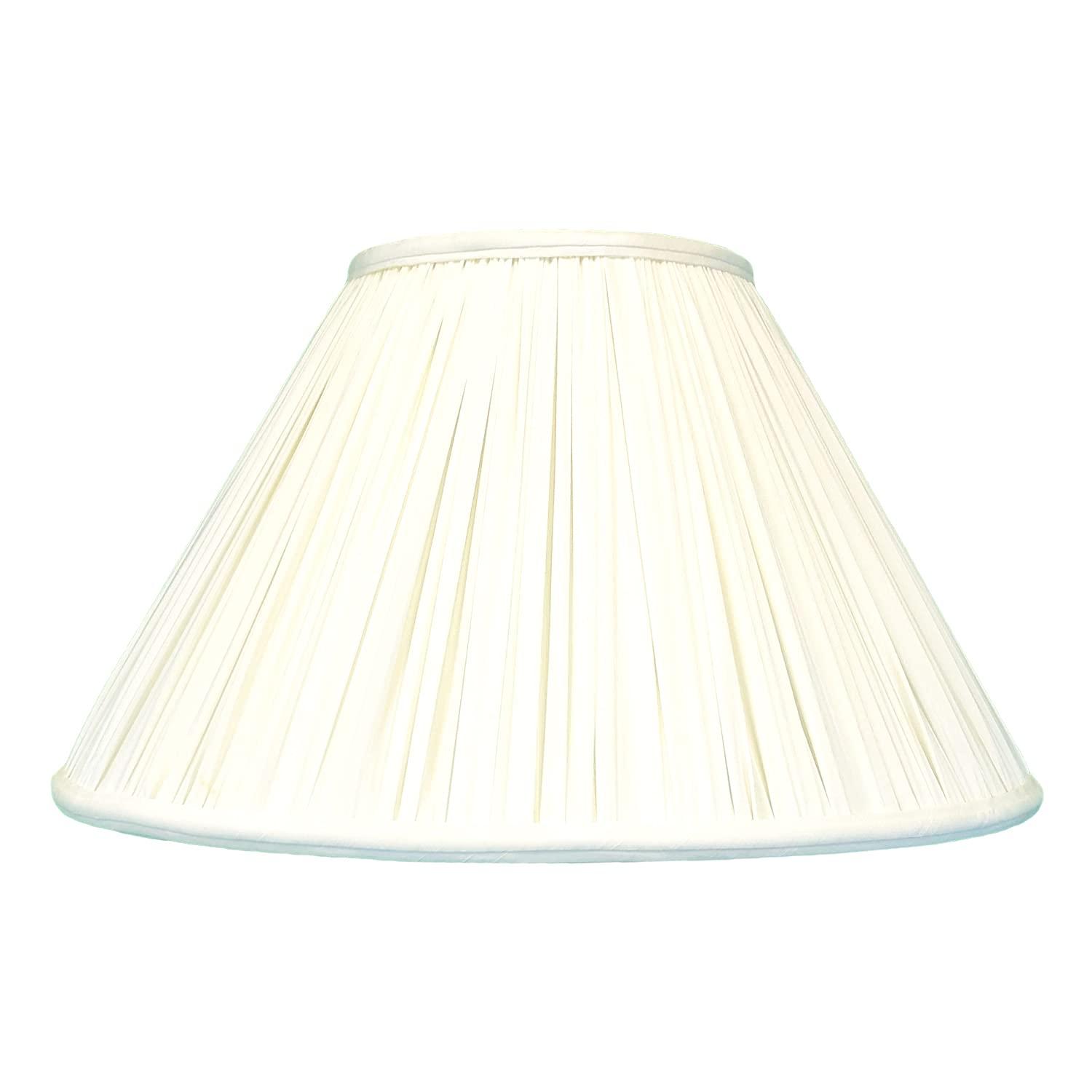 Royal Designs, Inc. Royal Designs Coolie Empire Gather Pleat Lamp Shade, Eggshell, 5 x 14 x 9.5