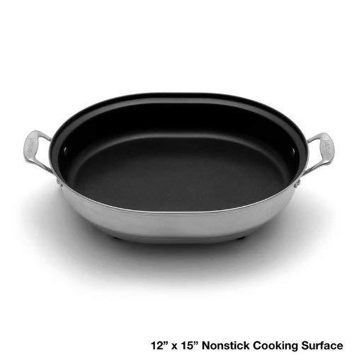 Cuisinart Cuisinart CSK-150 1500-Watt Nonstick Oval Electric Skillet,Brushed Stainless
