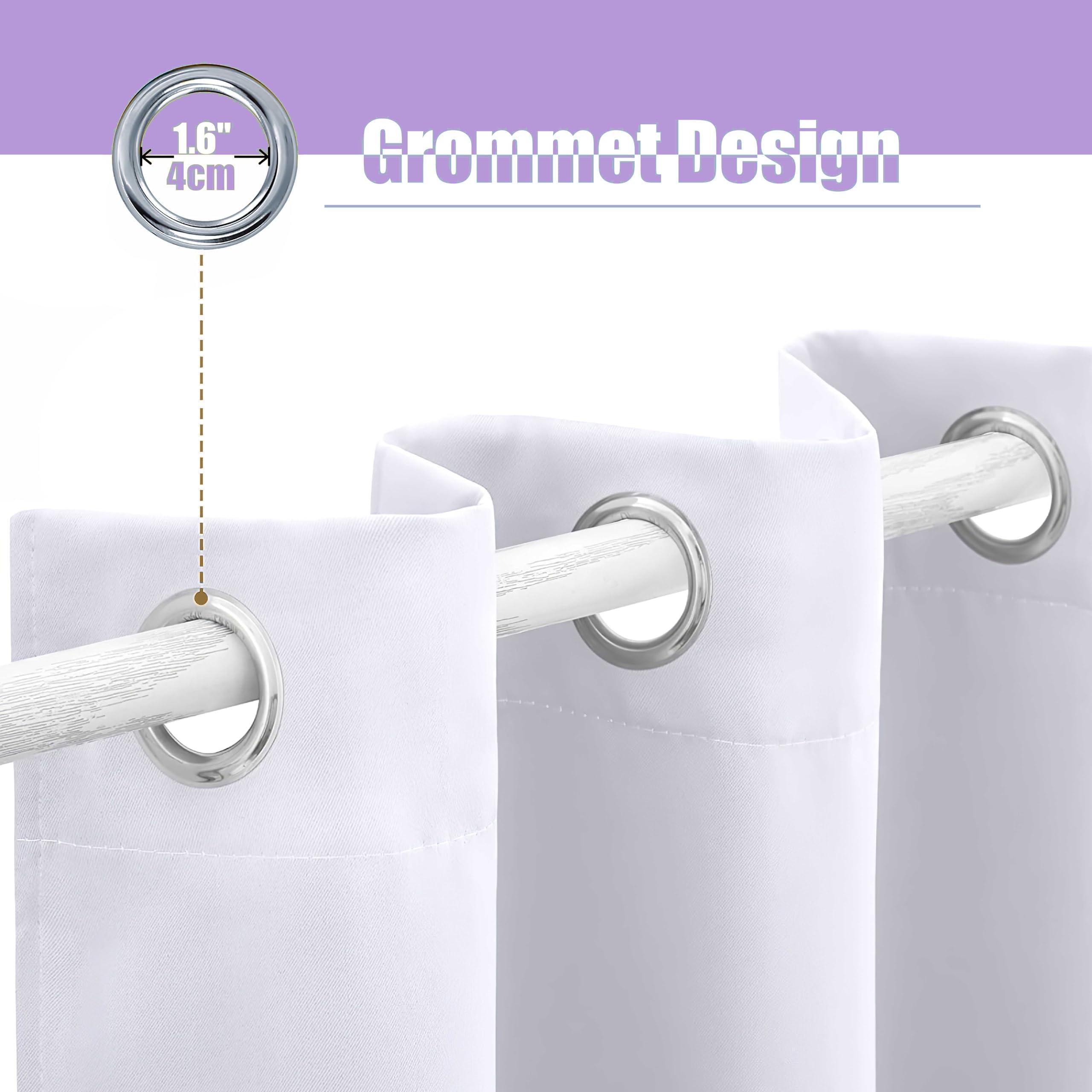 HomeLoft Basics HomeLoft Basics Lighthouse Curtains, Starry Sky Blackout Curtains for Bedroom, Thermal Insulated Room Darkening Grommet Drapes for Living Room, Window Treatments, 72 Inch Curtains 2 Panel Set - KQY515