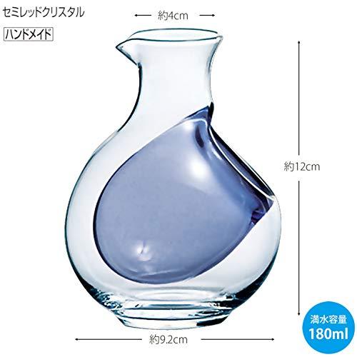 ???????? Toyo Sasaki Glass 61058CV Tokuri 6.1 fl oz (180 ml), Handmade Carafe, Made in Japan