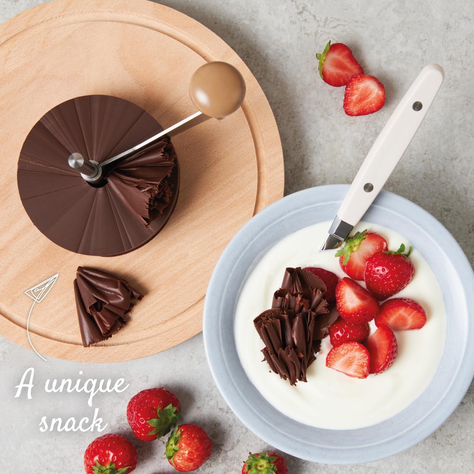 BOSKA BOSKA Cheese Curler Amigo - The Original with 10-year Warranty - Cheese Wheel for i.a. Tete de Moine, Girolle & Chocolate - Cheese Shaver made of Stainless Steel