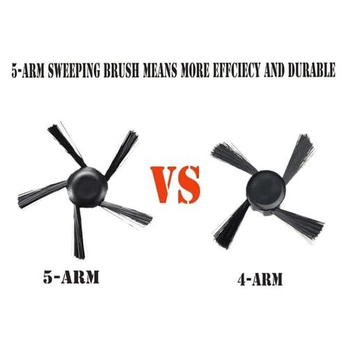 SteFik Replacement Parts. Compatible for Neato Botvac, D Series D3 D4 D5 D6 D7 D75 D80 D85 Robot Vacuum Cleaner Accessory Kit Brushes