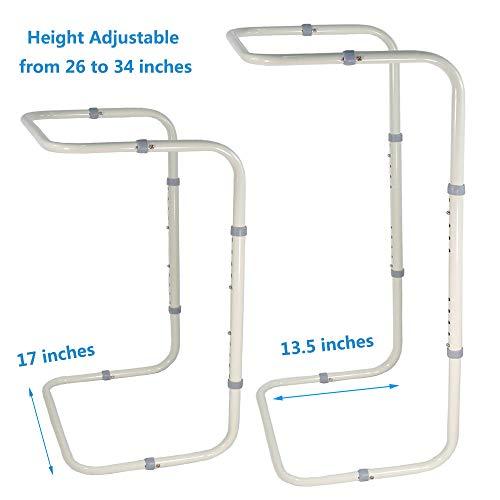 Zelen Blanket Lifter Foot Cradle Lift Bar for Feet Adjustable Blanket Support Lifters Holder Bed Foot Tent Blankets Riser Sheet Raiser Heavy Duty Steel Medical Accessories Leg Knee Ankle Surgery Recovery