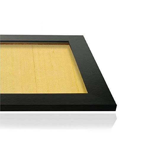 US Art US Art Frames 13x25 Flat Black 1.25 Inch Wide, Smooth Wrapped Wall Decor Picture Poster Photo Frame