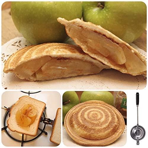 Toas-Tite Toas-Tite Sandwich Grill - Handheld Pie Iron, Sandwich Maker, Hand Toaster, Panini and Sandwich Press for Hand Made Hot Sandwiches and Pies - Perfect for Stovetop, Grill and Campfire