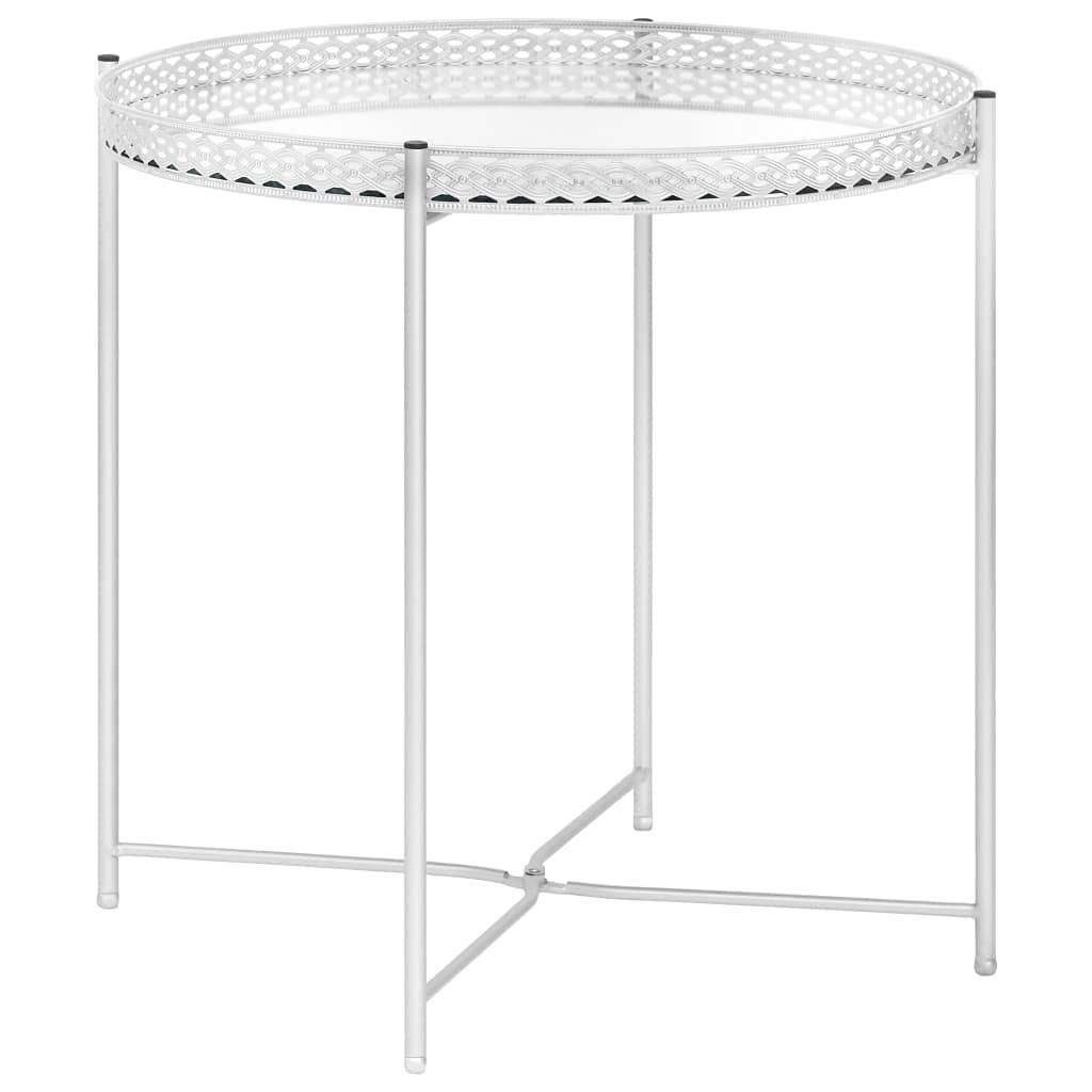 FUDUGEHMIOFWFJJ FUDUGEHMIOFWFJJ Transformer Table,extendable Dining Room Table,Expandable Table,Side Table Silver 15.7\"x15.7\"x16.1\" Glasstransforming Table,Transform Table,Transforming Furniture,