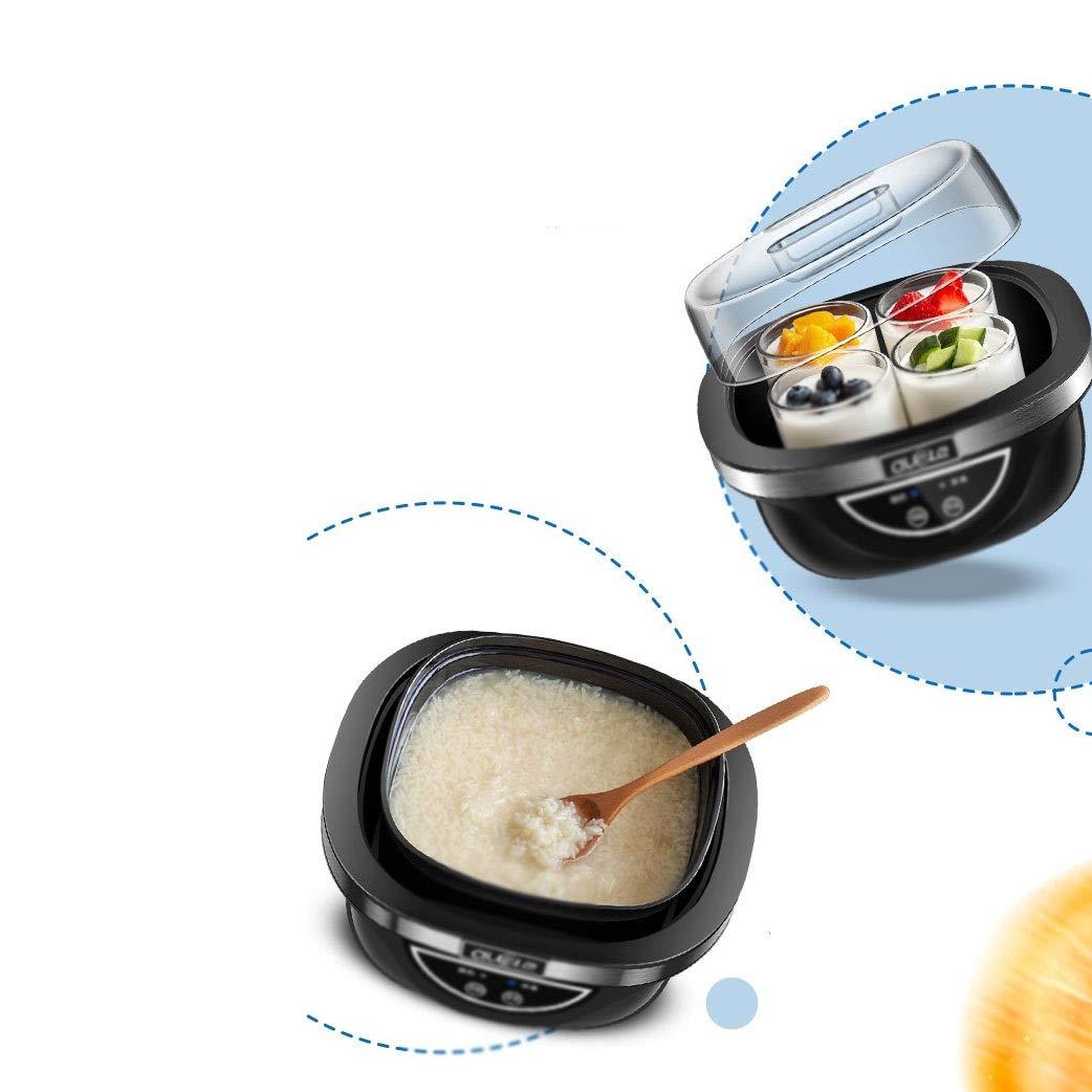 dfhdjvjfedhcjbdcbsd Yogurt Machine-Digital Yogurt Maker Machine - Reusable Glass Jars Lids for Instant Storage