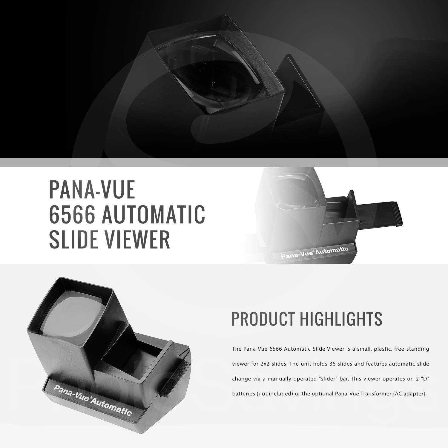 Pana-Vue Pana-Vue 6566 Automatic Slide Viewer with Deluxe Cleaning Kit