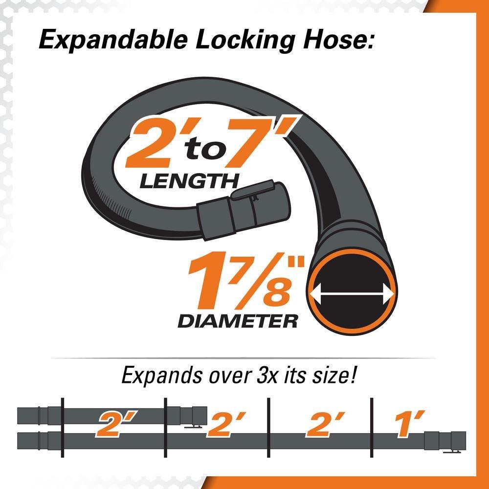 RIDGID RIDGID WD1022 Pro Pack Plus 37.5 Litre Portable 5 Peak HP Wet Dry Vacuum