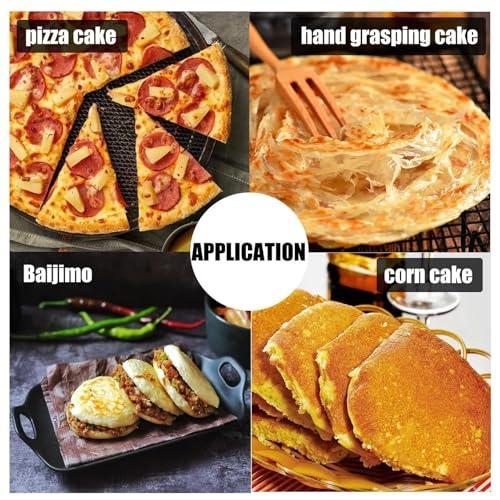 NYMFEA NYMFEA Pizza Dough Press Electric Pastry Machine Electric Tortilla Press 8.66\" Diameter Stainless Steel Commercial Pizza Dough Machine Tortilla Making