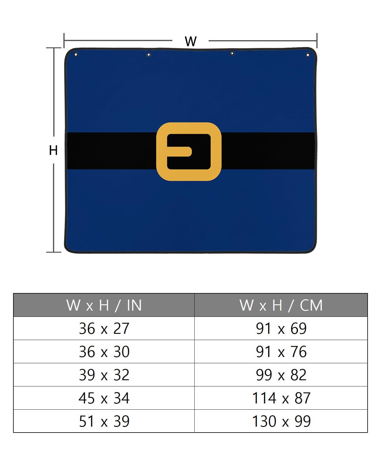 Sabolny Santa Claus Belt Fireplace Cover Magnetic, Indoor Fireplace Blanket Fireplace Draft Stopper Save Energy Fireplace Cover for Summer & Winter Living Room Merry Christmas Navy Blue 36\'\' W x 27\'\' H