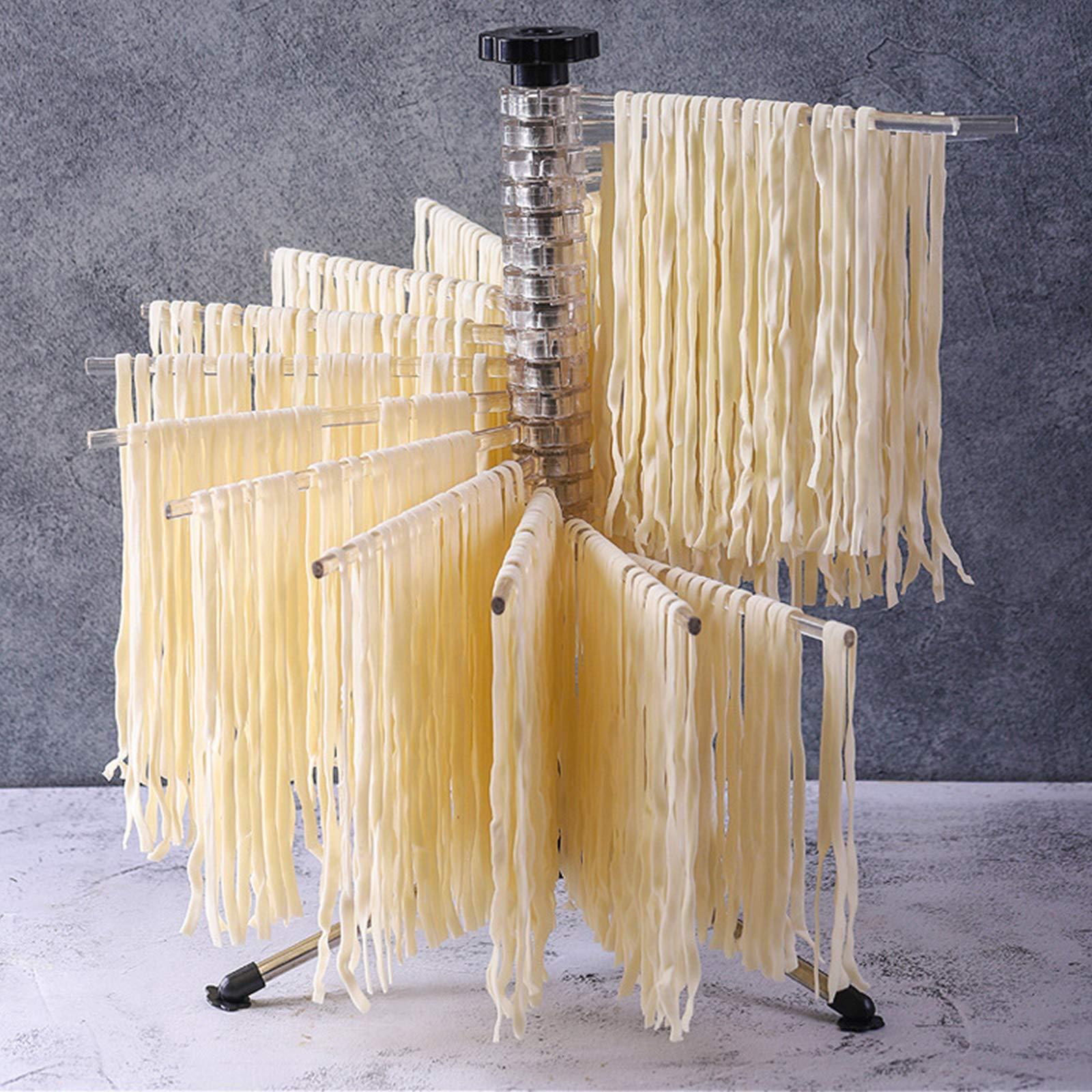 ZHENZQ ZHENZQ Pasta Drying Rack Stainless Steel Spaghetti Dryer Stand Kitchen Noodles Drying Holder Hanger