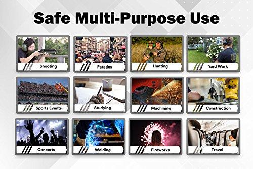 Pro Ears Pro Ears Ultra Sleek Passive Hearing Protection Ear Muffs, Superior Comfort for Long Gun Use, Indoor and Outdoor Range, NRR 26, Made in USA, Adjustable and Padded, Max 5 Camo