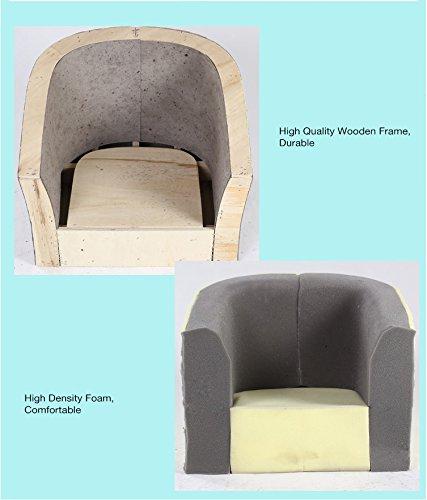Emall Life Emall Life Kid’s Armchair Children’s Roundy Chair Cartoon Sofa Wooden Frame (Animals)