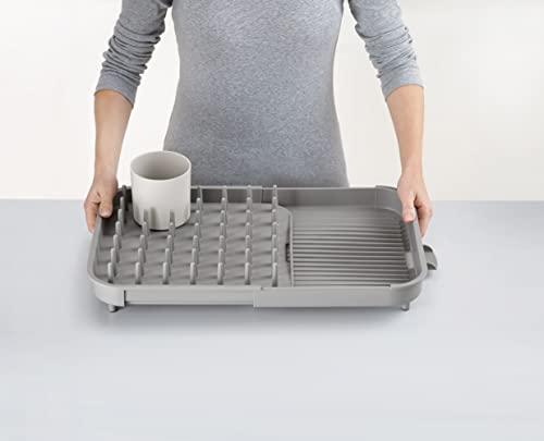 Joseph Joseph Joseph Joseph Duo Expandable Dish Drying Rack, Gray, 2-Tier