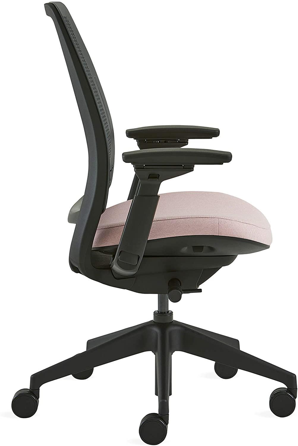 Steelcase Steelcase Series 2 Office Chair, Air Back, Wheels for Hard Flooring, Era Fabric (Oatmeal)