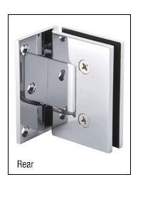 CR Laurence CRL MEL044BN Brushed Nickel Melbourne Wall Mount Offset Back Plate Hinge