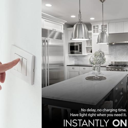 LUXRITE LUXRITE BR20 LED Bulb, 45W Equivalent, 4000K Cool White, Dimmable, 460 Lumens, R20 LED Flood Light Bulb 6.5W, Energy Star, Damp Rated, E26 Base, Perfect for Recessed and Track Lighting (12 Pack)