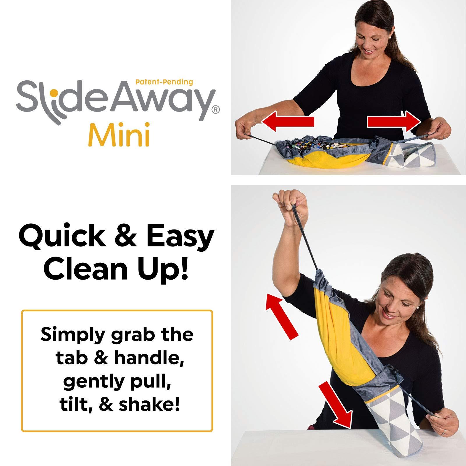 Creative QT Creative QT SlideAway, Buffalo Check Print, On-The-Go Mini Storage Bag and Table Top Play Mat For Little Ones, Room and Travel Toy Organizer