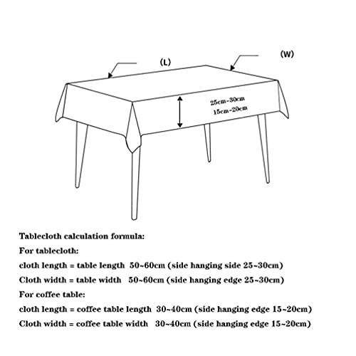ZJYWMM ZJYWMM Oval Plastic Tablecloth Vinyl Oilcloth Waterproof PVC Wipeable Spillproof Peva Heavy Duty Table Cloth Cover for Dinning Table Decoration