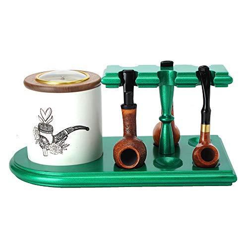 JIBILL JIBILL Ceramic Humidor Jar Tin Airtight Storage with Lid Integrated Hygrometer and Humidifier CG0016