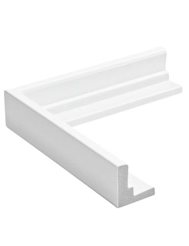 WHOLESALE ARTS AND FRAMES WHOLESALE ARTS AND FRAMES Floater Picture Frame Set of 2. 24x30 White 2-1/8\" Polystyrene Floating Frame for 0.75 1.5 1.75 Stretched Canvas Wholesaleartsframes-com 3592 Series Made in USA